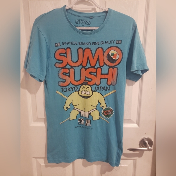 2/$25 🕷️ SUMO SUSHI Japanese tee - Picture 1 of 3
